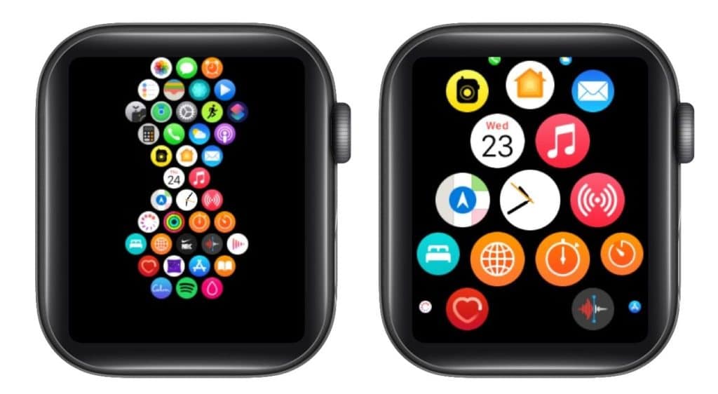 rearrange apps on Apple Watch