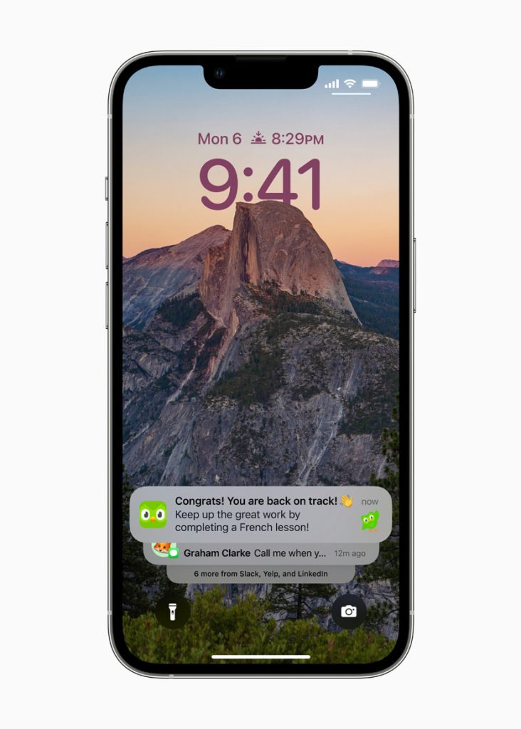 ios 16 iphone lock screen notifications