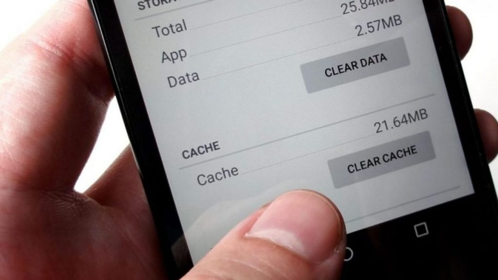 clear cache data from android phone for apps